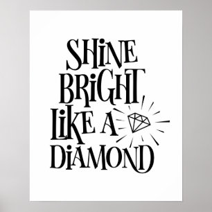 Brillant Comme Une Poster De Diamant