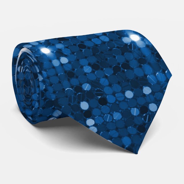 Brillant Cravate Bleu Étincelle Pour Toutes Les Oc (Roulé)