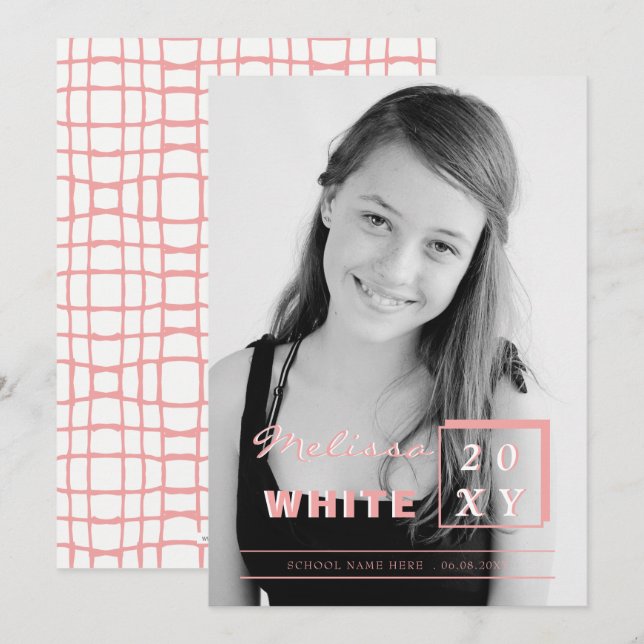 brillante future faire-part de graduation (Devant / Derrière)