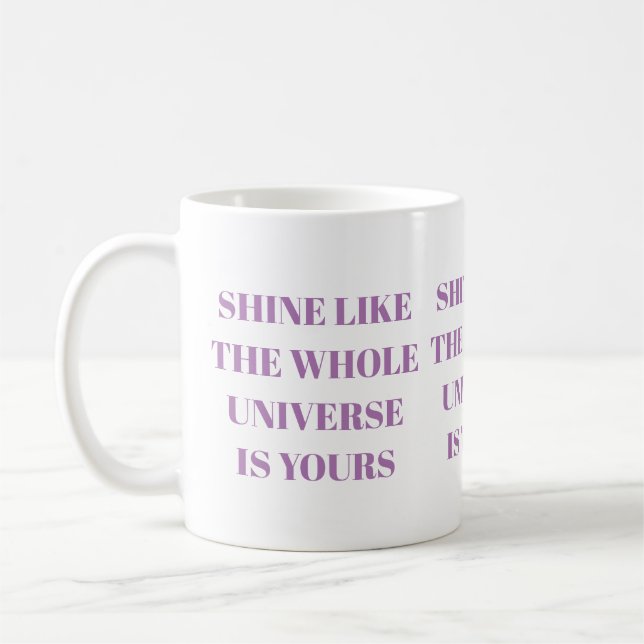Brille comme tout l'univers est à toi Mug (Gauche)