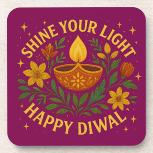 Brille ta lumière - Joyeux Dessous de verre Diwali