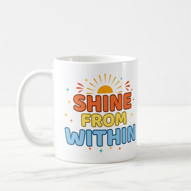 Briller de l'intérieur - Mug Positif (Gauche)
