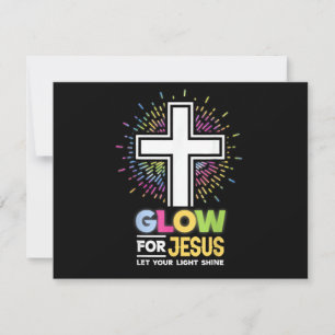 Brillez pour Jésus Christ Tee Croix Chrétienne Jés