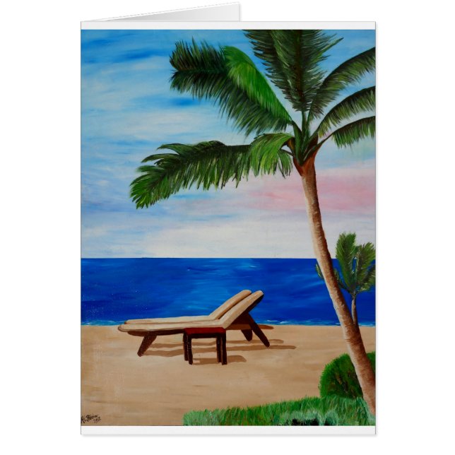 Brin des Caraïbes avec des chaises de plage (Devant)