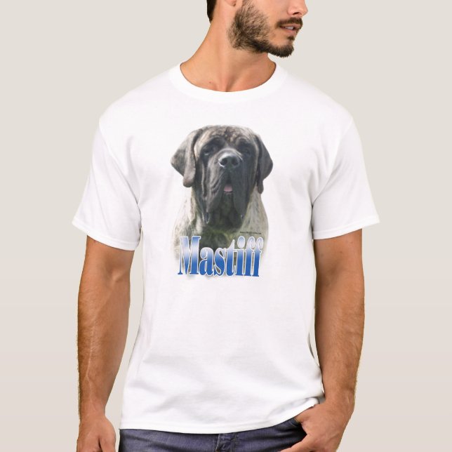Brindle Mastiff Nom T-Shirt (Devant)