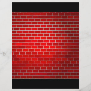 Brique rouge avec Arrière - plan Spotlight