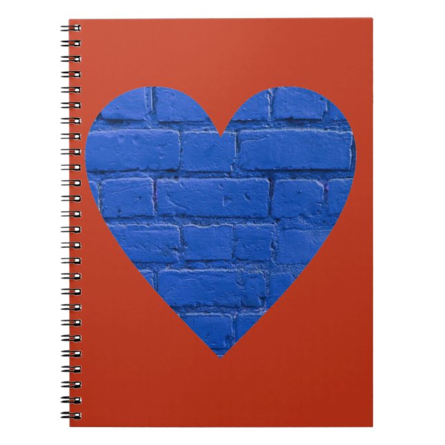 Briques bleues sur le Carnet de Red Heart (Devant)