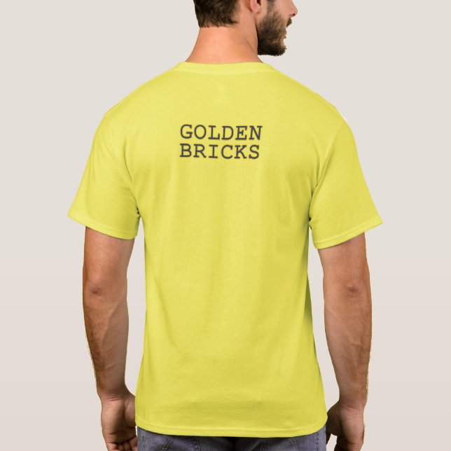 Briques d'or - T-shirt - Couleur de compétition (Dos)