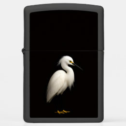 Briquet Zippo avec élégante Aigrette neigeuse