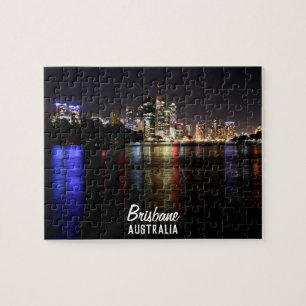 Brisbane au puzzle de nuit