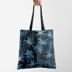 Brise Botanique : Sac fourre-tout bleu marine à pa