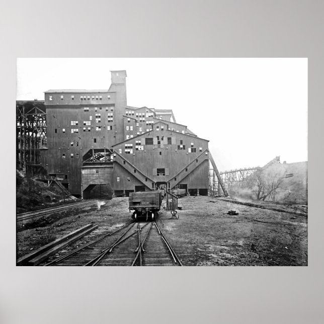 Brise-Charbon Woodward Kingston Pa. Affiche (Devant)