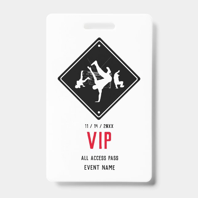 Brise Spot VIP Tous Accès Badge (Avant)