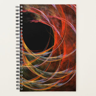Briser le Cercle Vortex de Feu Art Abstrait