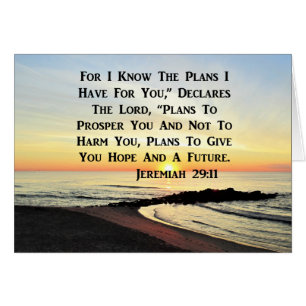 BRISER LE LEVER JEREMIAH 29:11 PHOTO