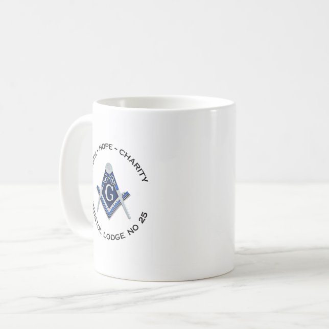 Bristol Masonic Mug (Devant gauche)