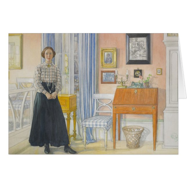 Brita à côté d'un bureau d'écriture (Devant horizontal)