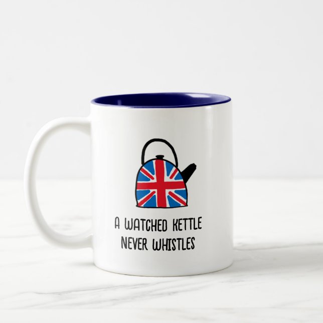 Britanniques Angleterre Union Jack Kettle Tea Mug (Gauche)
