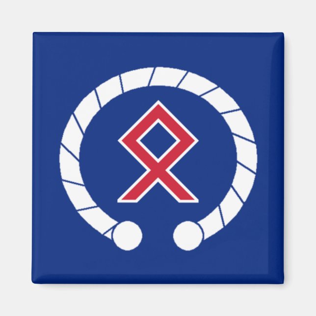 British AngloCeltic Magnet - Torc & Rune (Devant)