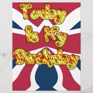 British Birday Gifts Art Print