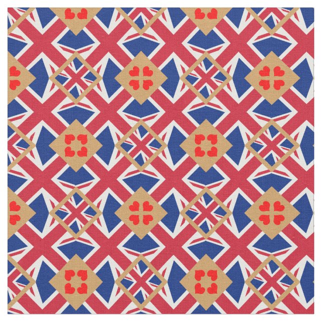 British Flag & Royaume-Uni Mode de tissu /UK (Fermer)