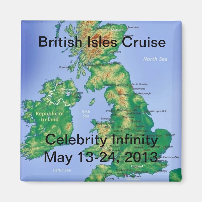 British Isles Cruise Magnet 2013 (Devant)