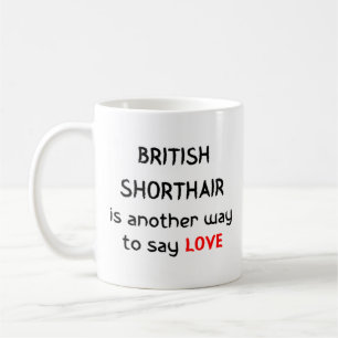 british shorthair love café mug
