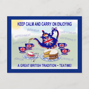 British Teatime ~ Carte postale