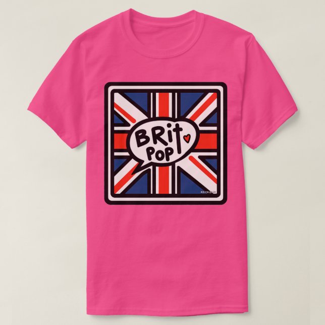 Britpop Art TShirt (Design devant)