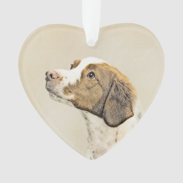 Brittany Peinture - Cute Original Chien Art (devant)