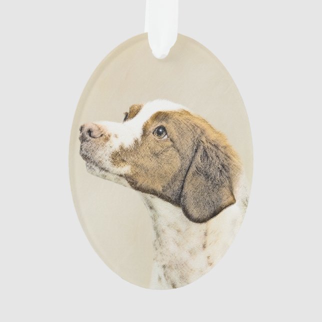 Brittany Peinture - Cute Original Chien Art (dos)