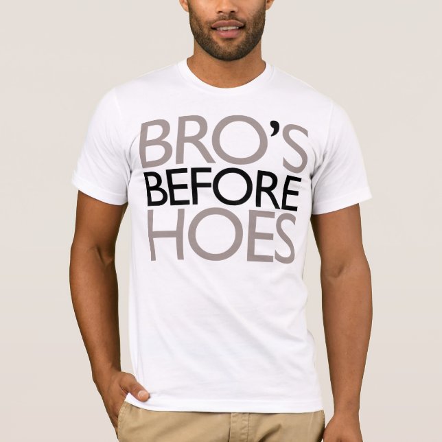 Bro avant le T-shirt de houes (blanc) (Devant)