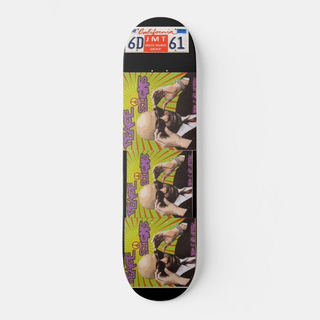 BRO NUM PAIX SIGNES Skateboard (Recto)