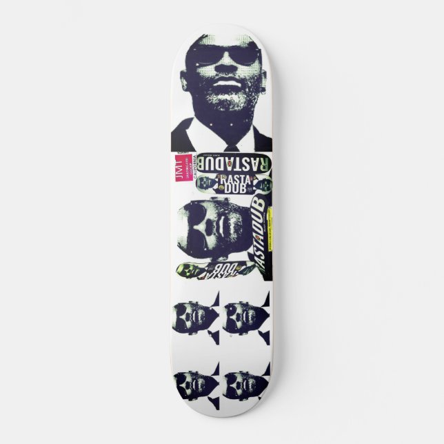 BRO NUM RASTA DUB Skateboard becomes BRO NUM RASTA (Recto)