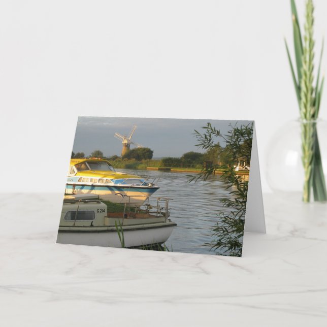 Broads Norfolk - Carte de voeux vierge (Devant)