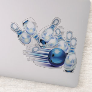 broche à bowling et Sticker à bille