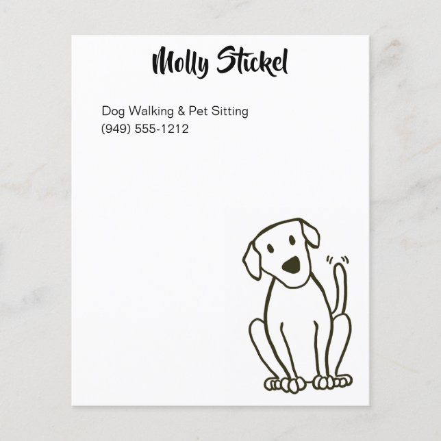 Brocheuse à chiens ou prospectus pour animaux de c (Devant)