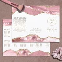 brochure d'agneau rose