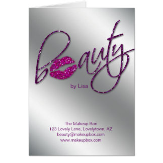 Brochure de salon Maquillage de beauté Artiste Cos