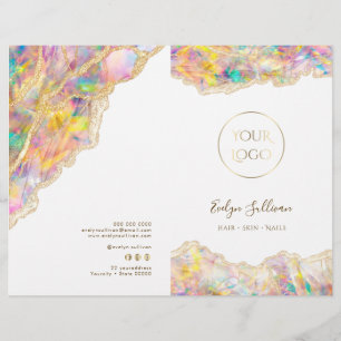 Brochure du menu du service de conception optique