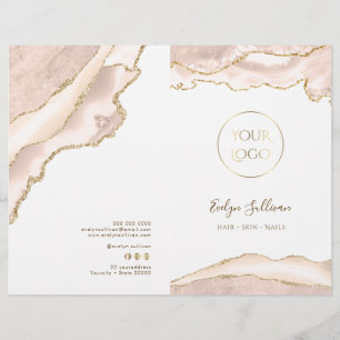 brochure du menu du service de vidange d'ivoire