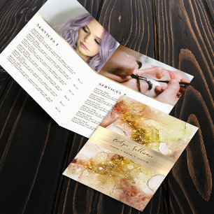 brochure du service d'aquarelle Brown