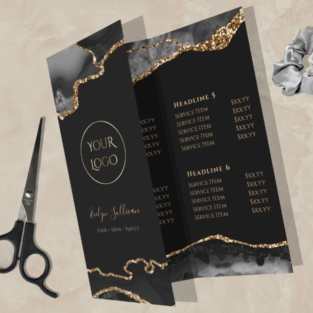 brochure en or noir (Créateur téléchargé)