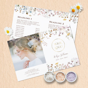brochure fleur sauvage