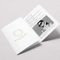 Brochure minimaliste et moderne Gold Designer