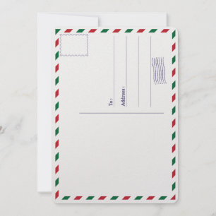 Brochure moderne Script Joyeux Noël Photo Carte po
