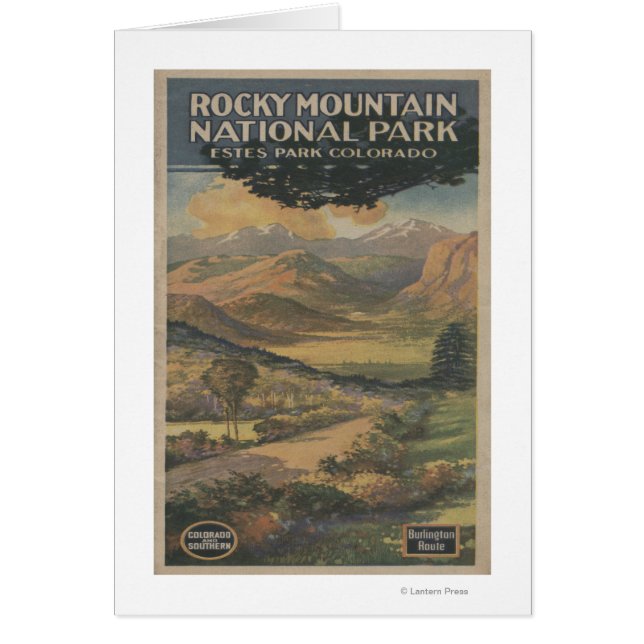Brochure no 1 du mont Rocky Nat'l Park (Devant)