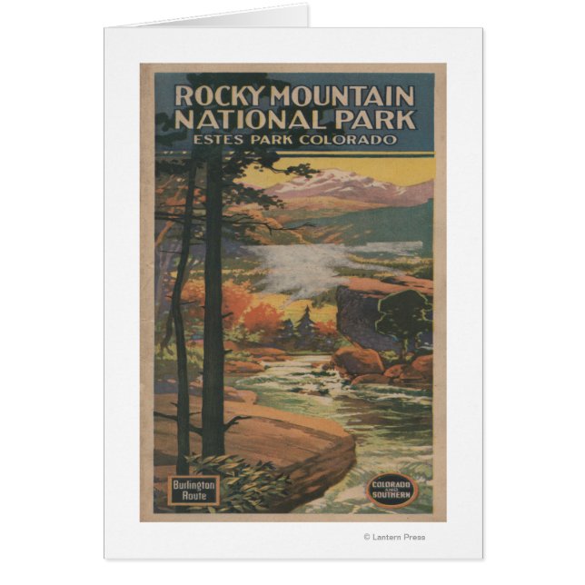 Brochure no 2 du mont Rocky Nat'l Park (Devant)