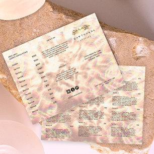 Brochure Opal Elegant Rose Gold Tarifs
