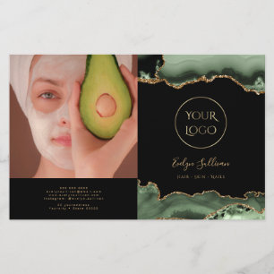 Brochure pliante d'agneau vert Sage